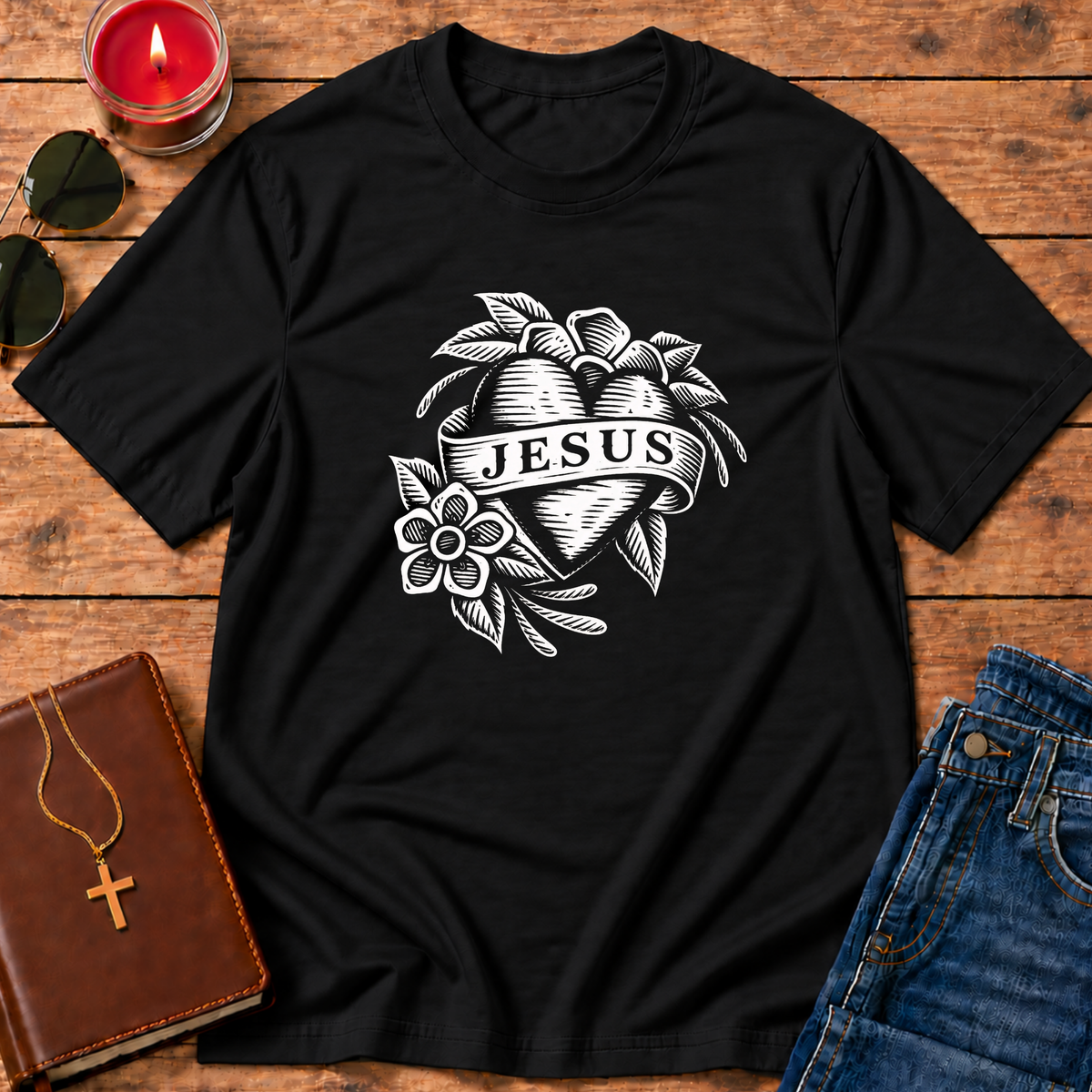 Jesus Heart Tattoo